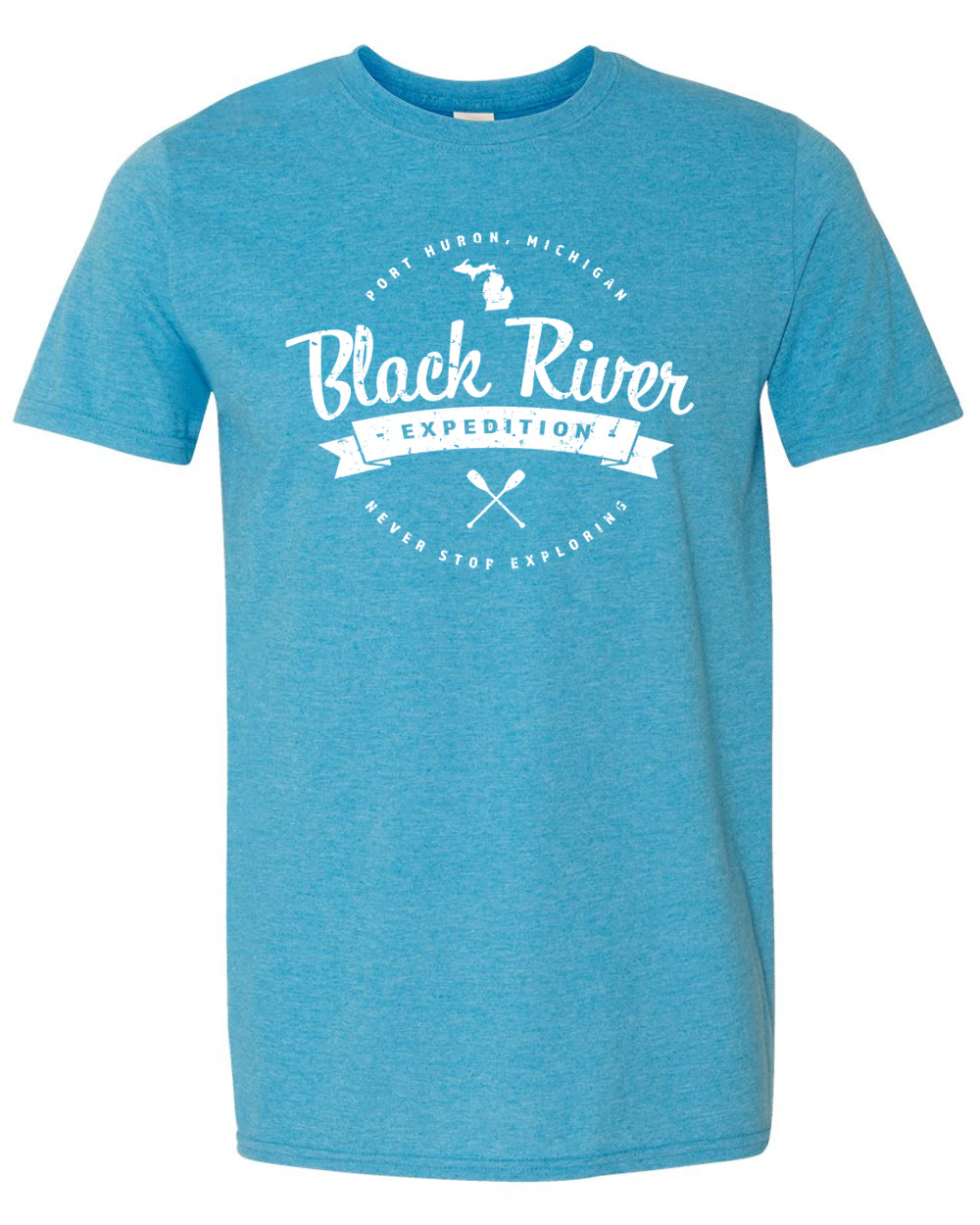 007 BR EXPLORING | UNISEX SOFTSTYLE SHORT SLEEVE TEE | BLACK RIVER COLLECTION