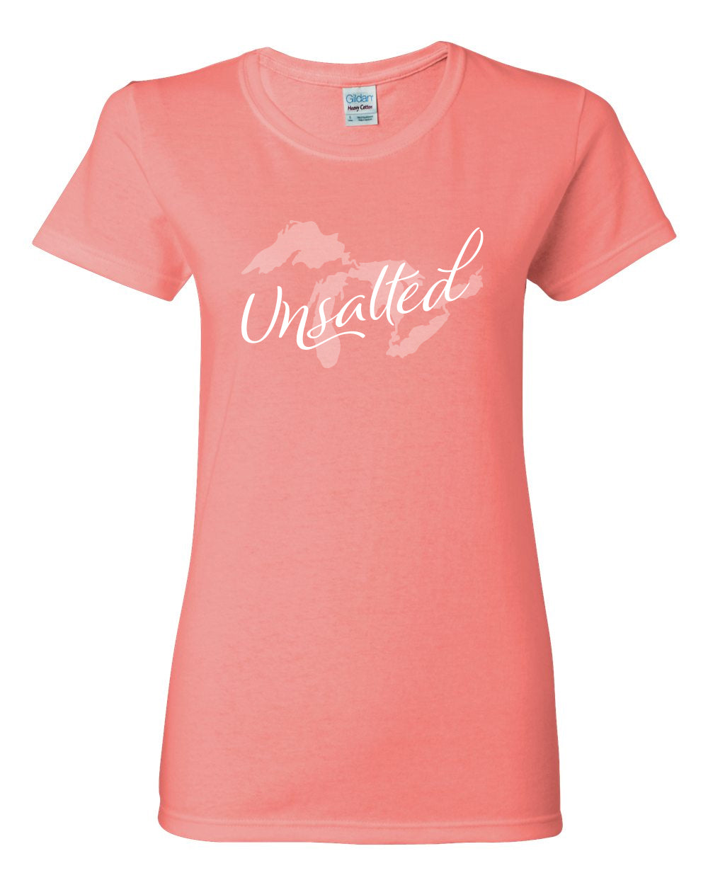 026 GREAT LAKES UNSALTED | LADIES HEAVY COTTON T-SHIRT | GREAT LAKES COLLECTION