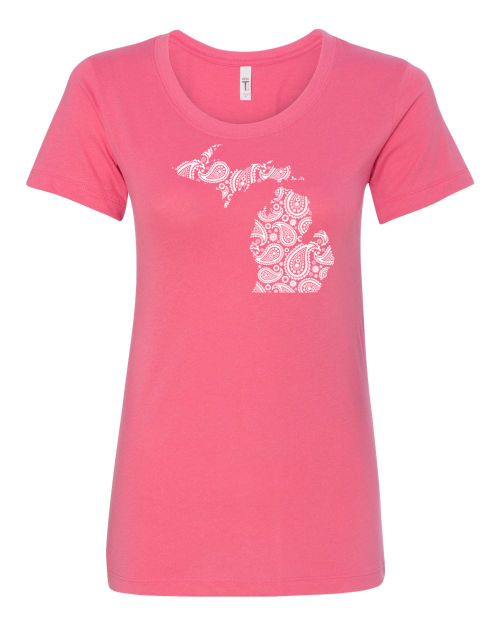 042 MI Paisley | LADIES IDEAL T-SHIRT | MICHIGAN COLLECTION