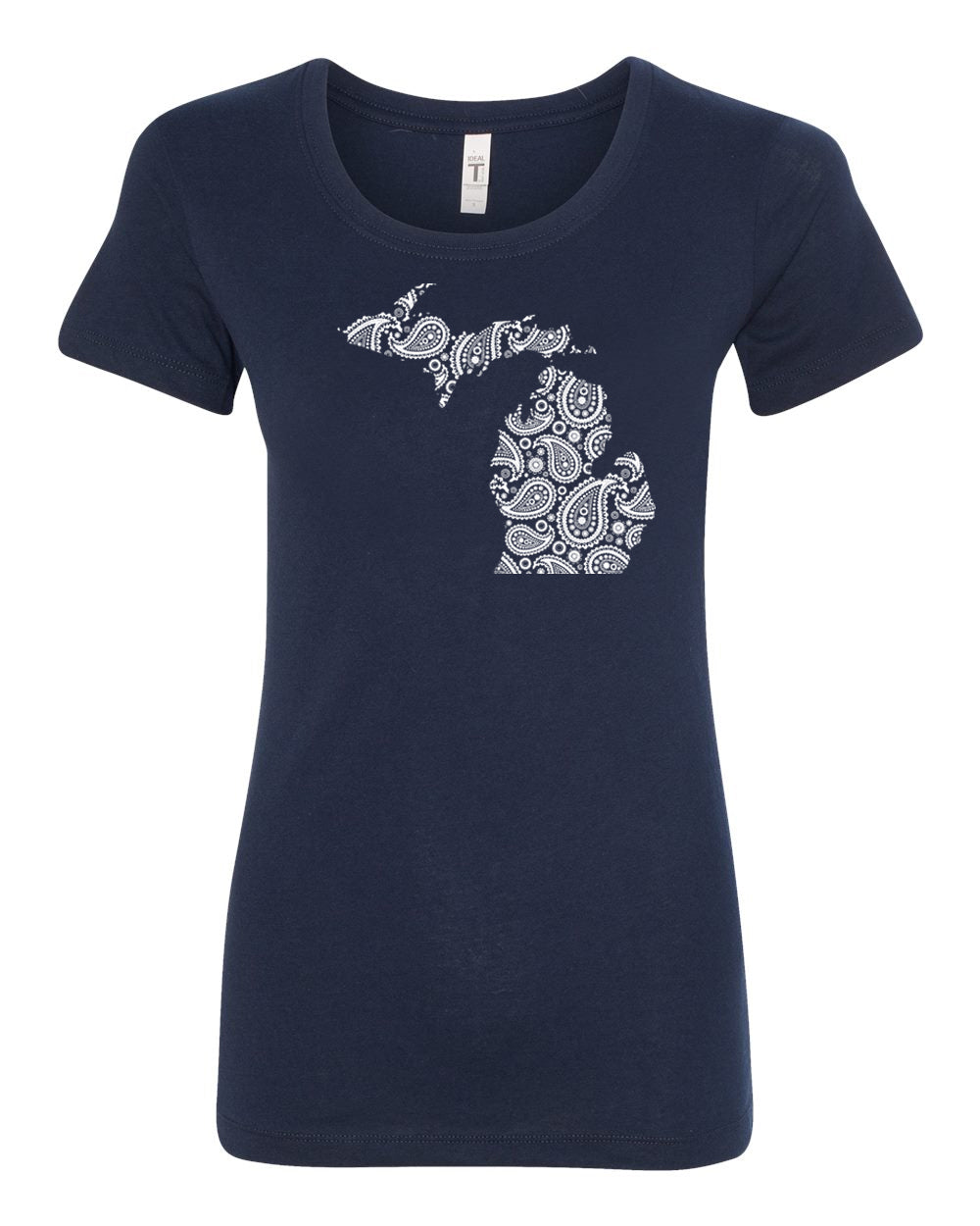 042 MI Paisley | LADIES IDEAL T-SHIRT | MICHIGAN COLLECTION