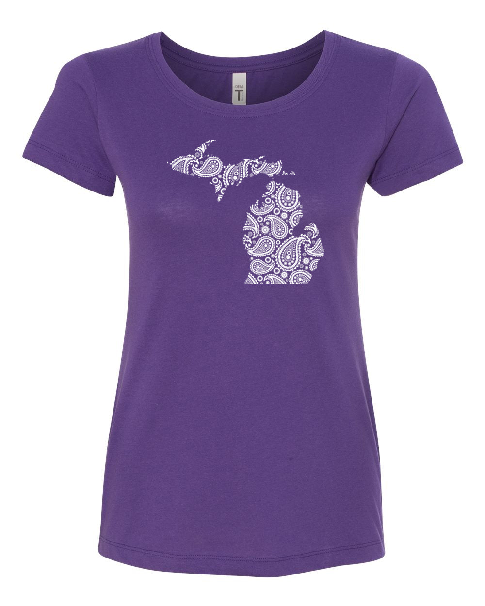 042 MI Paisley | LADIES IDEAL T-SHIRT | MICHIGAN COLLECTION