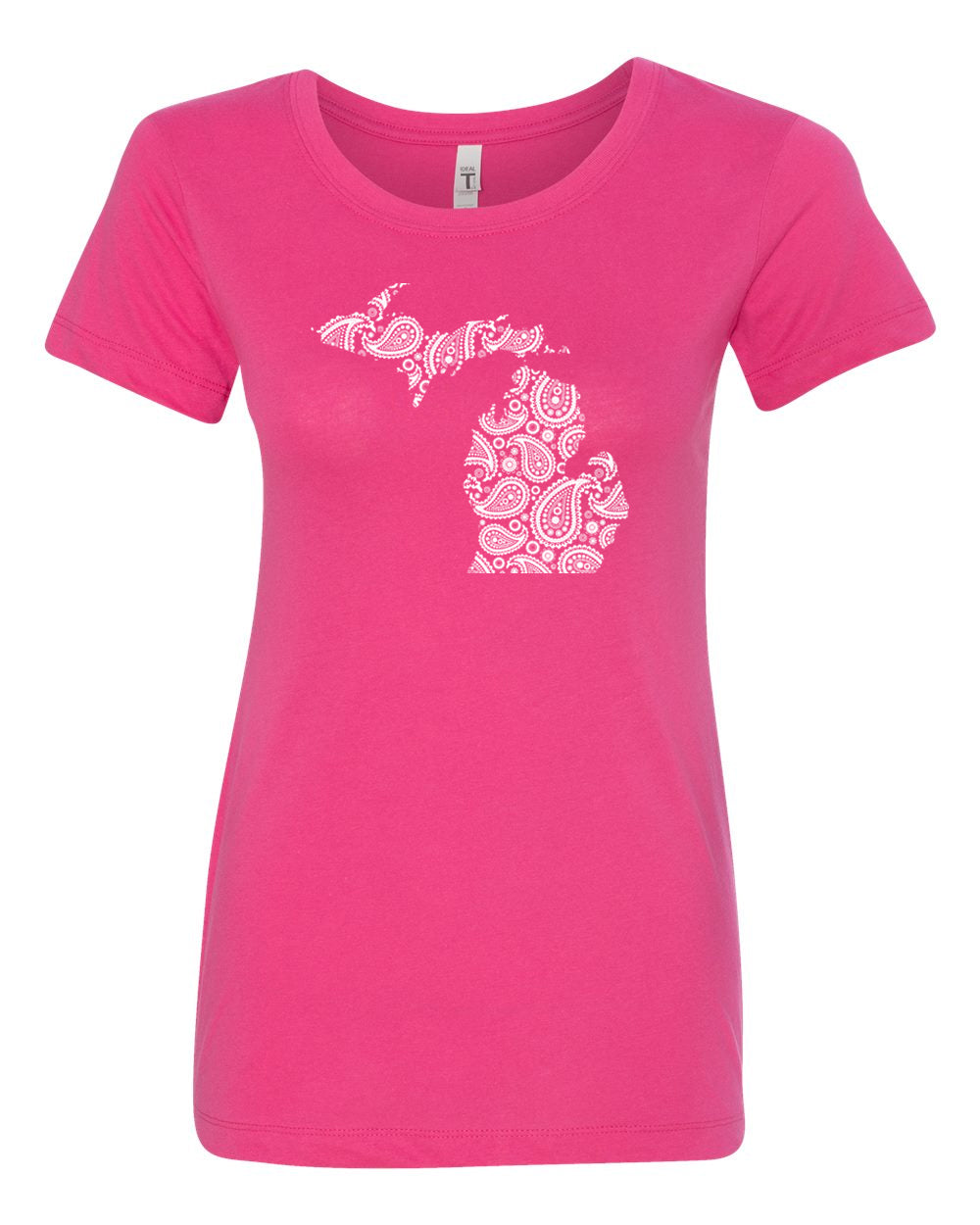 042 MI Paisley | LADIES IDEAL T-SHIRT | MICHIGAN COLLECTION