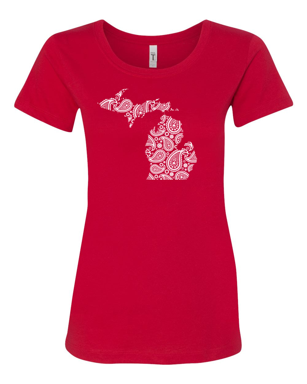 042 MI Paisley | LADIES IDEAL T-SHIRT | MICHIGAN COLLECTION