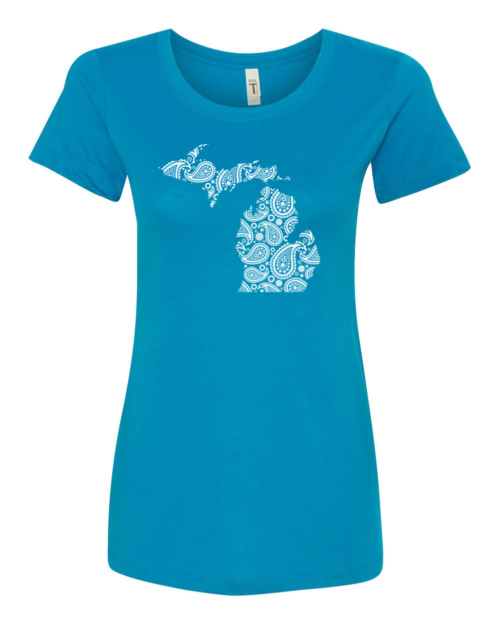 042 MI Paisley | LADIES IDEAL T-SHIRT | MICHIGAN COLLECTION
