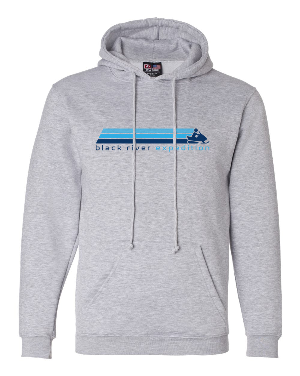 049 SNOWMOBILE | USA-MADE UNISEX HOODED SWEATSHIRT | BLACK RIVER COLLECTION