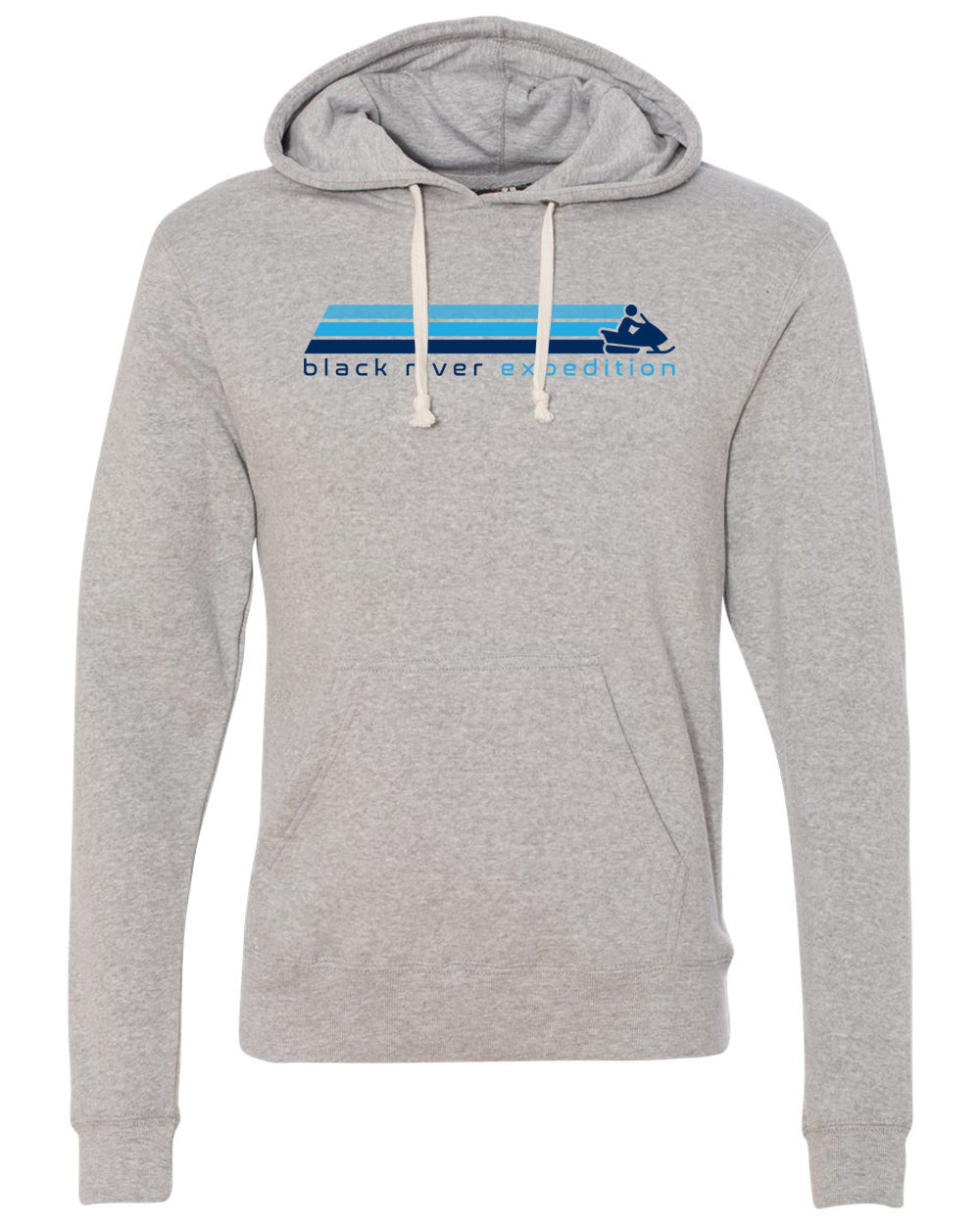 049 SNOWMOBILE | UNISEX TRIBLEND HOODED SWEATSHIRT | BLACK RIVER COLLECTION