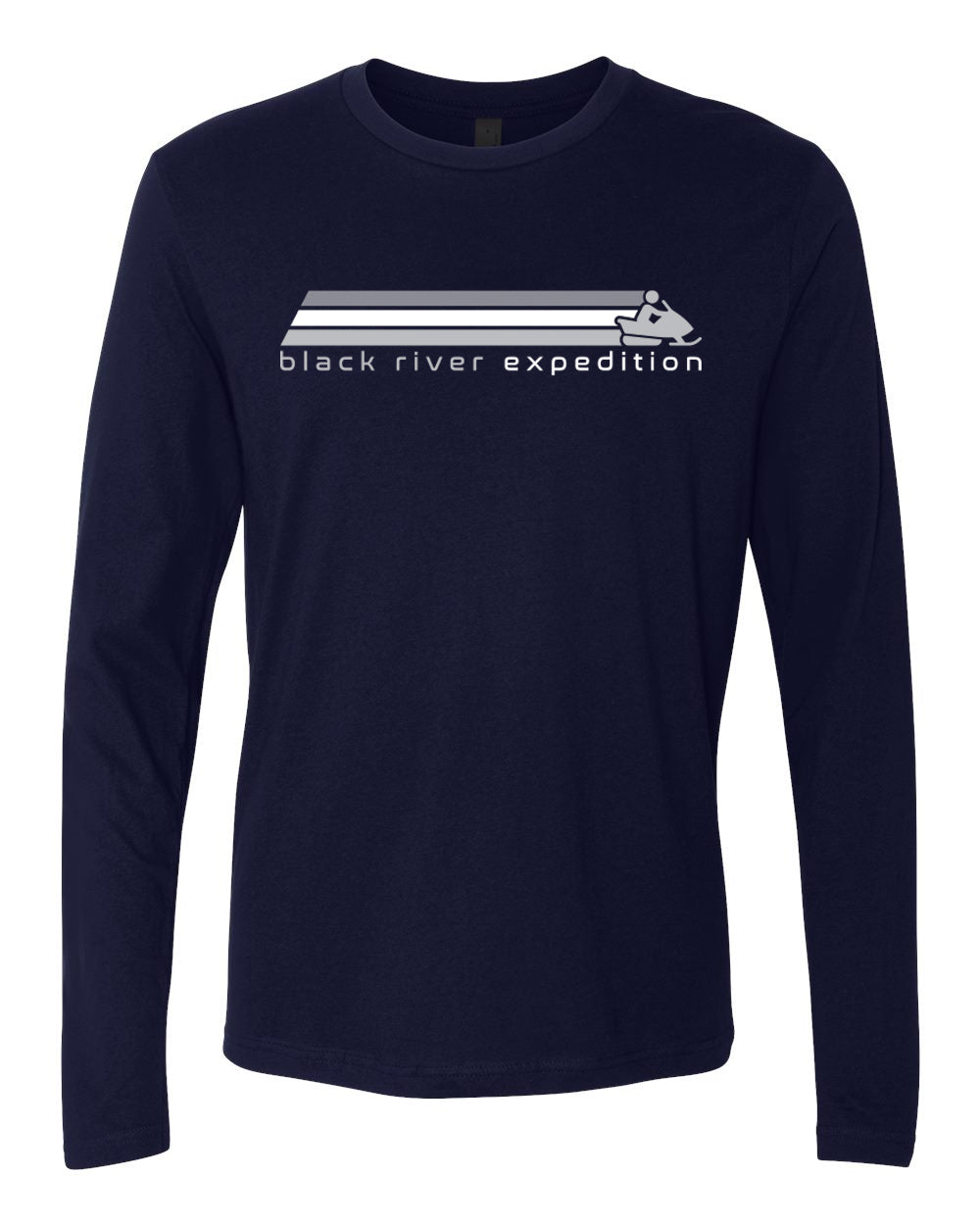049 SNOWMOBILE | UNISEX COTTON LONG SLEEVE T-SHIRT | BLACK RIVER COLLECTION