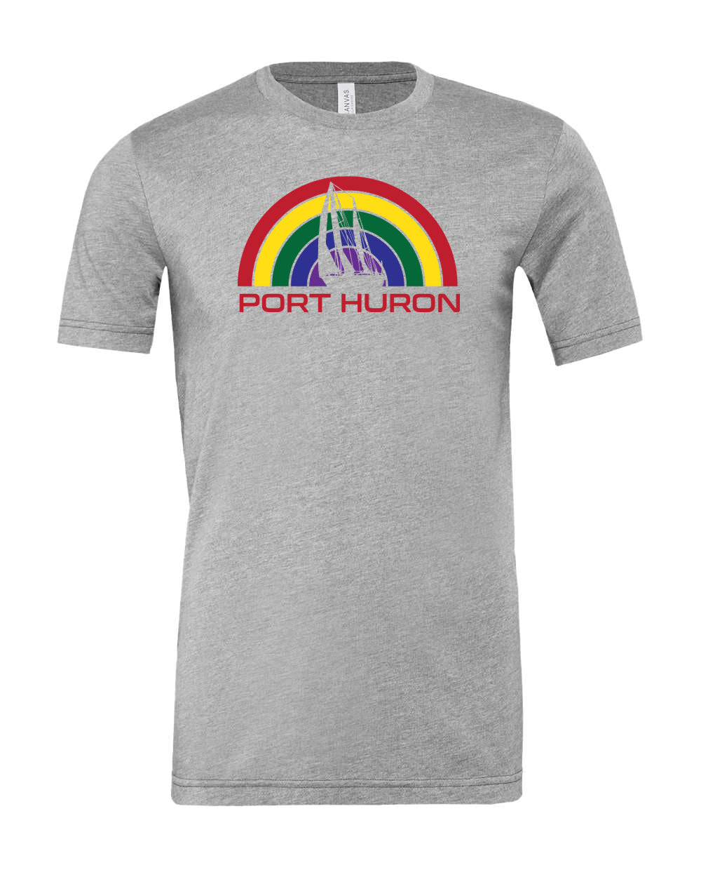 090 PORT HURON RAINBOW | UNISEX CVC SHORT SLEEVE T-SHIRT