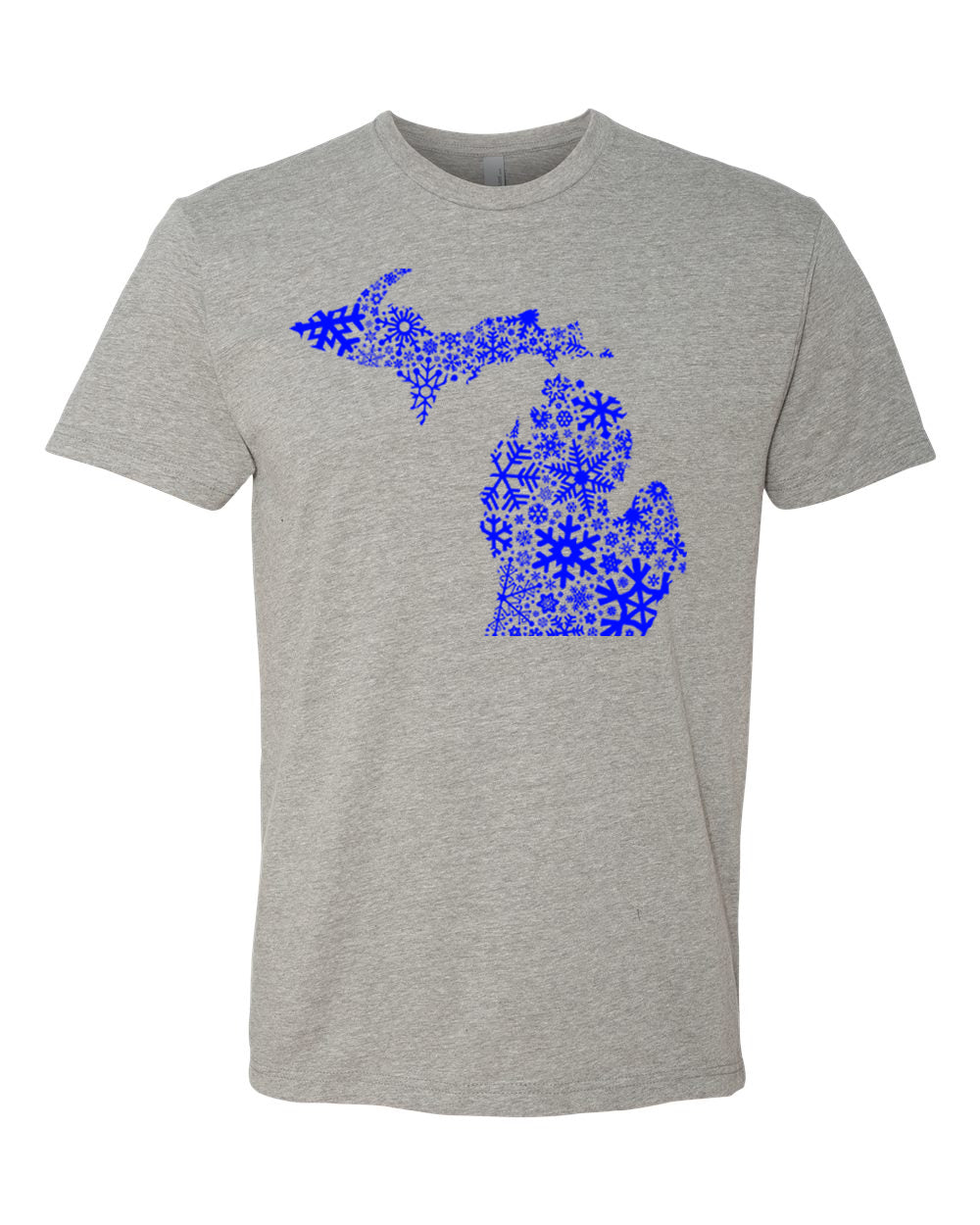 071 MI SNOWFLAKES | UNISEX CVC TEE | WINTER COLLECTION