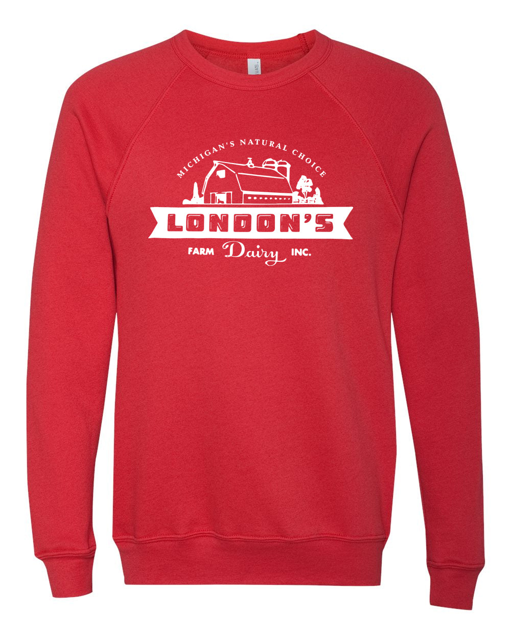 072 LONDON'S DAIRY | UNISEX CREWNECK FLEECE | MEMORIES COLLECTION