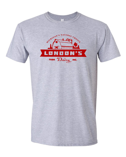 072 LONDON'S DAIRY | SOFTSTYLE UNISEX SHORT SLEEVE T-SHIRT | MEMORIES COLLECTION