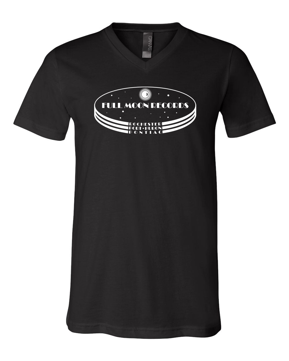 073 FULL MOON | UNISEX V-NECK TEE | MEMORIES COLLECTION
