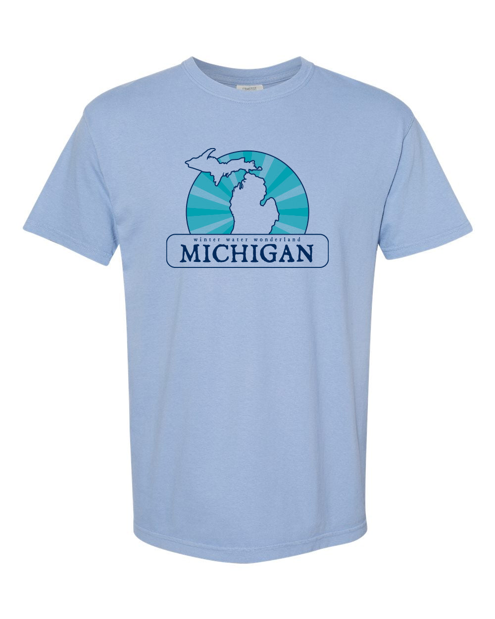 097 WONDERLAND BURST | UNISEX GARMENT DYED 100% COTTON TEE | MICHIGAN COLLECTION