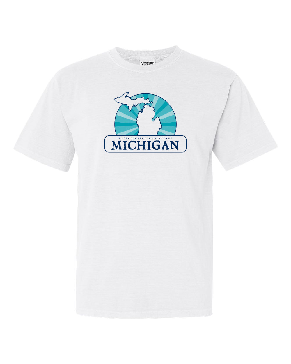 097 WONDERLAND BURST | UNISEX GARMENT DYED 100% COTTON TEE | MICHIGAN COLLECTION
