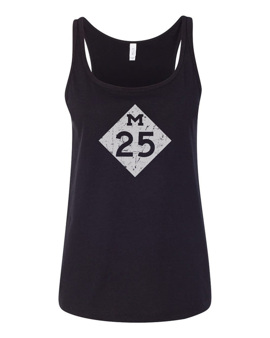 031 M-25 | LADIES RELAXED JERSEY TANK TOP | MICHIGAN COLLECTION