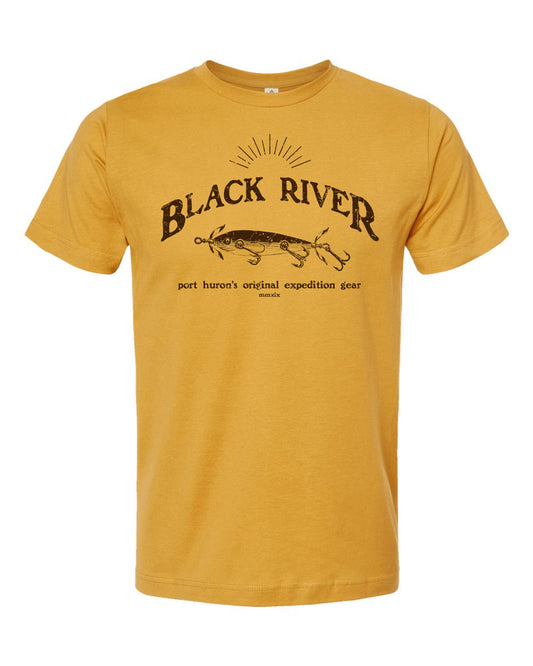 065 ANTIQUE LURE | UNISEX JERSEY TEE | BLACK RIVER COLLECTION